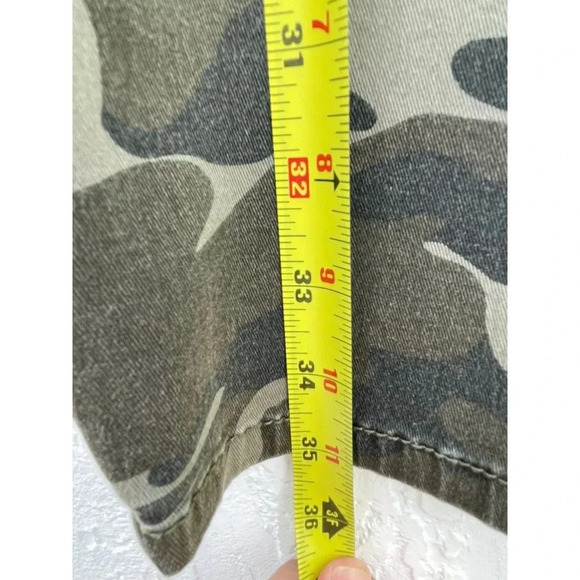 Torrid Womens Knee Length Stretch Skinny Crop Camouflage Pants Brown Sz L - Picture 5 of 13